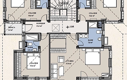 ID 7437 Новий двоповерховий будинок в Святому Власі Фото 10