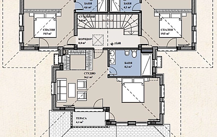 ID 7439 Новий двоповерховий будинок в Святому Власі Фото 10