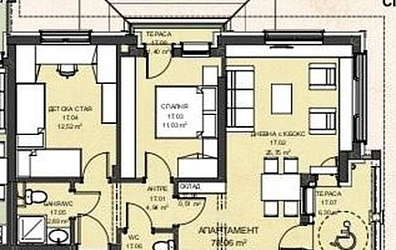ID 15928 Трикімнатна квартира в Малката Воденіца 2 Фото 9