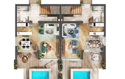 ID 12199 Будинки в Ахелой Фото 4