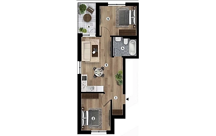 ID 12335 Нерухомість від забудовника в Форест Клаб Хаус Фото 4