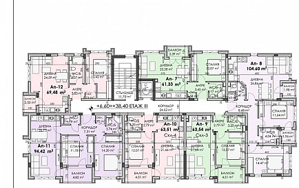 ID 15158 Квартири від забудовника в Скарабей Мадіка Фото 8