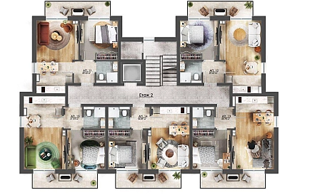 ID 15126 Квартири від забудовника в Белла Сол Фото 6