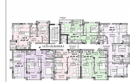 ID 15158 Квартири від забудовника в Скарабей Мадіка Фото 7