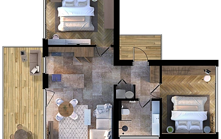 ID 13084 Комплекс індивідуальних вілл Фото 7