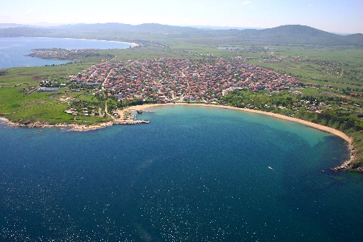 Панорама узбережжя та житлової забудови — Чорноморець Панорама узбережжя та житлової забудови — Чорноморець