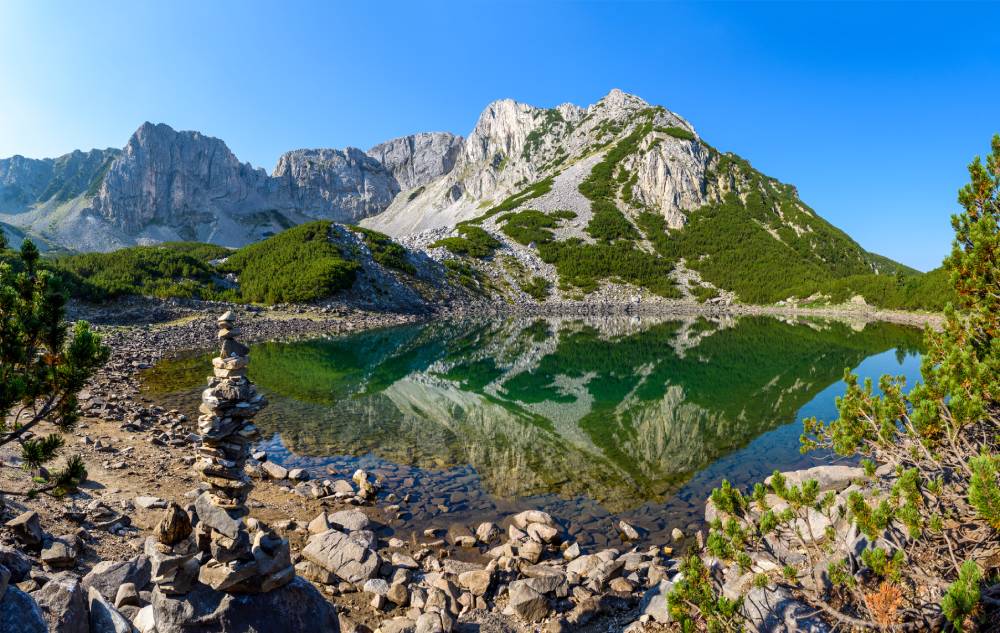 Гори Болгарії — панорама головних гірських масивів країни
